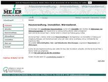 Tablet Screenshot of hausverwaltung-meier.com